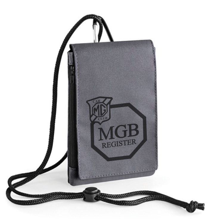 Detachable adjustable neck cord. Belt loop and carabiner clip. Smartphone compatible. Zippered pocket. Rip-Strip™ closure. CHOOSE YOUR LOGO