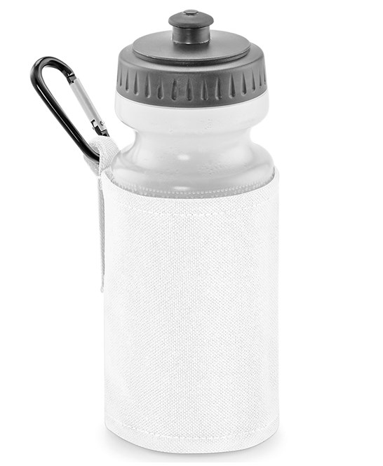 500ml Water bottle included. BPA free soft bottle. Soft pull-up drink nozzle with screw on cap. Ergonomic easy grip neck. Wide necked bottle opening for easy filling and cleaning. Belt loop and carabiner clip. CHOOSE YOUR LOGO